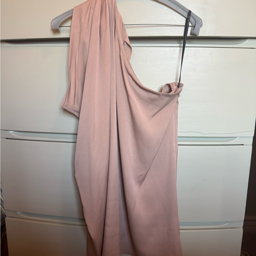 Rachel Zoe One-Shoulder Blouse Retail $310